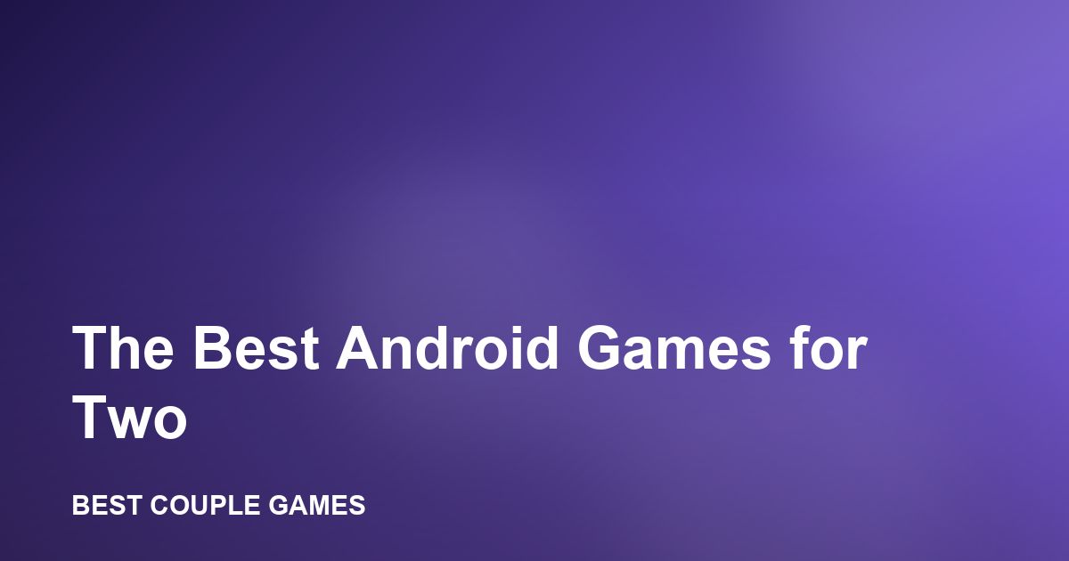An Android phone running a game for two players