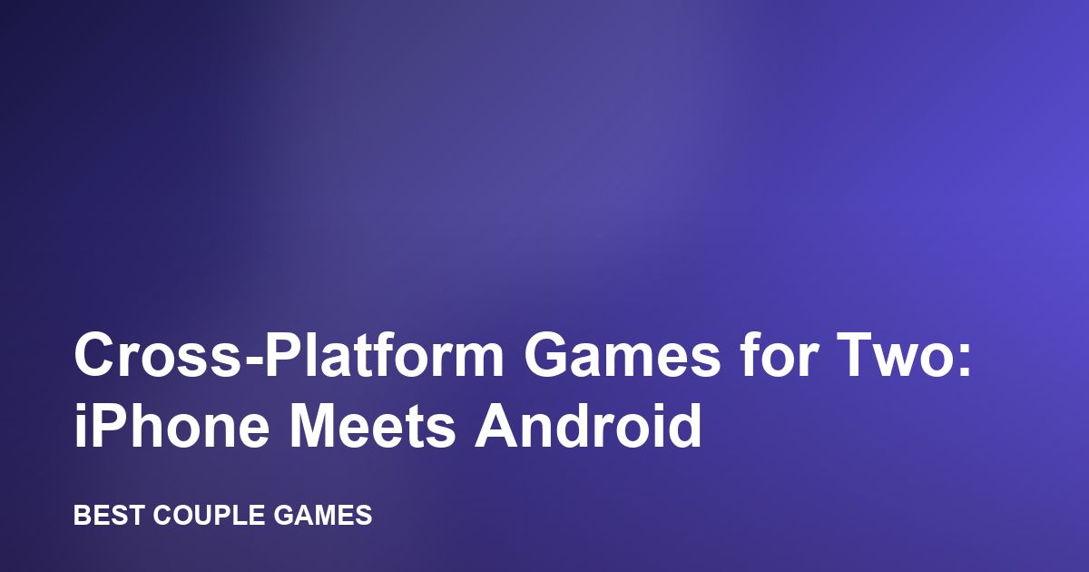An iPhone and an Android phone playing the same game