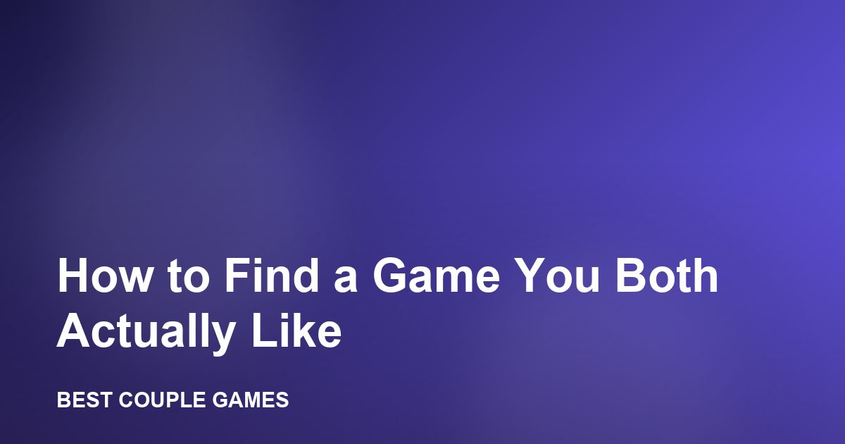 A couple scrolling through a list of games to play together