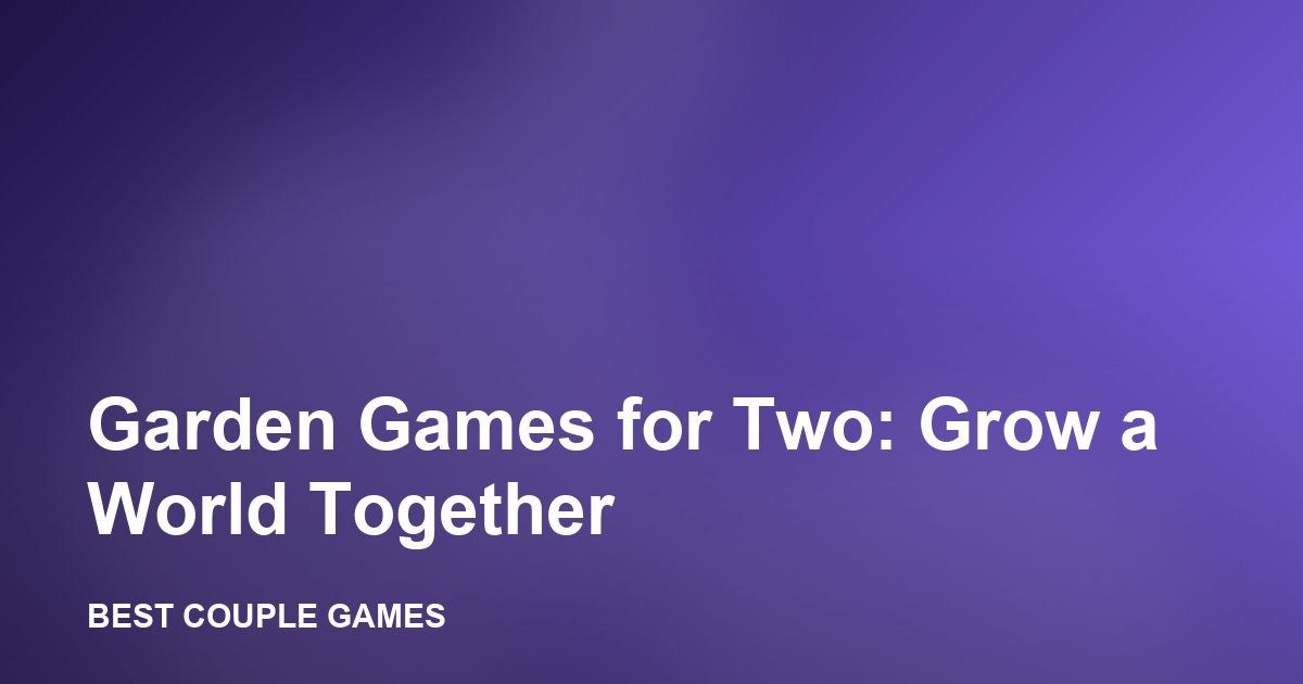 Two players growing a shared garden in a mobile game